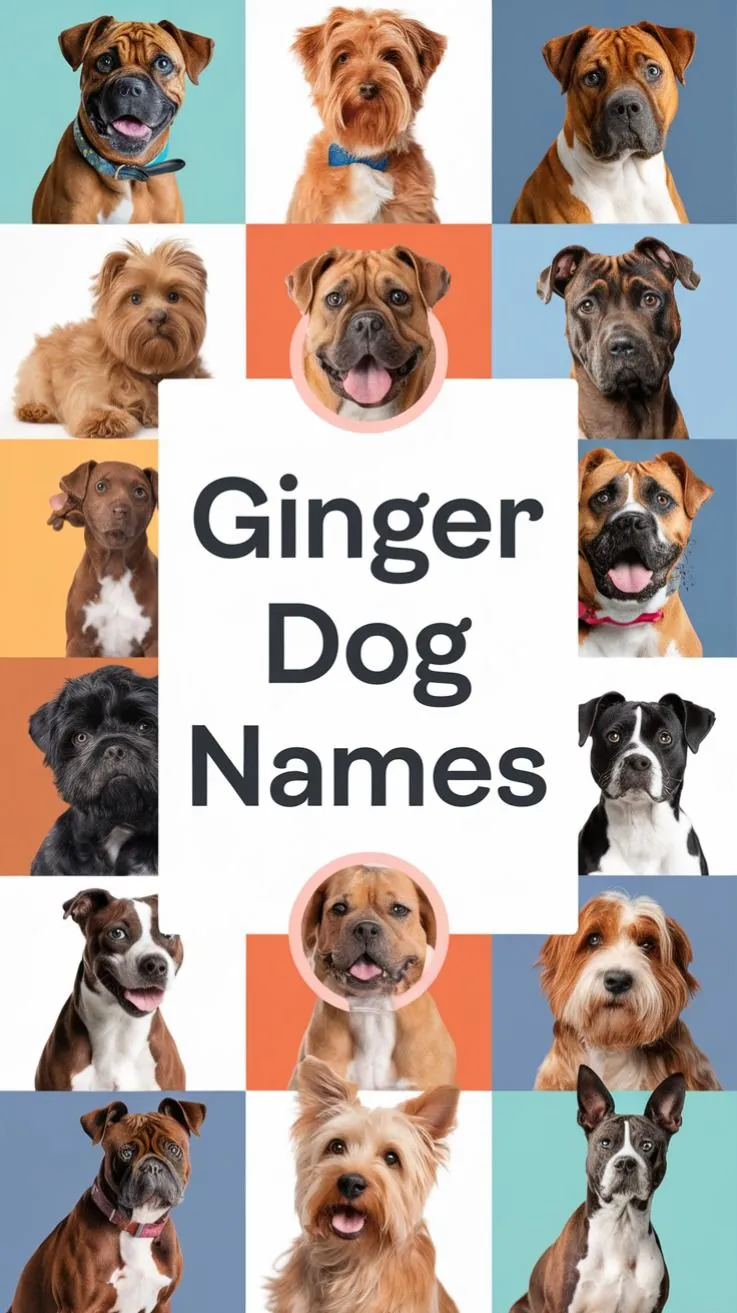 dog names that go with ginger