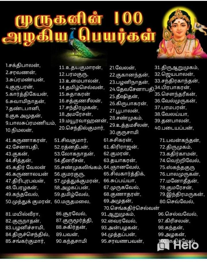 1000-lord-murugan-names-in-tamil-for-baby-boy