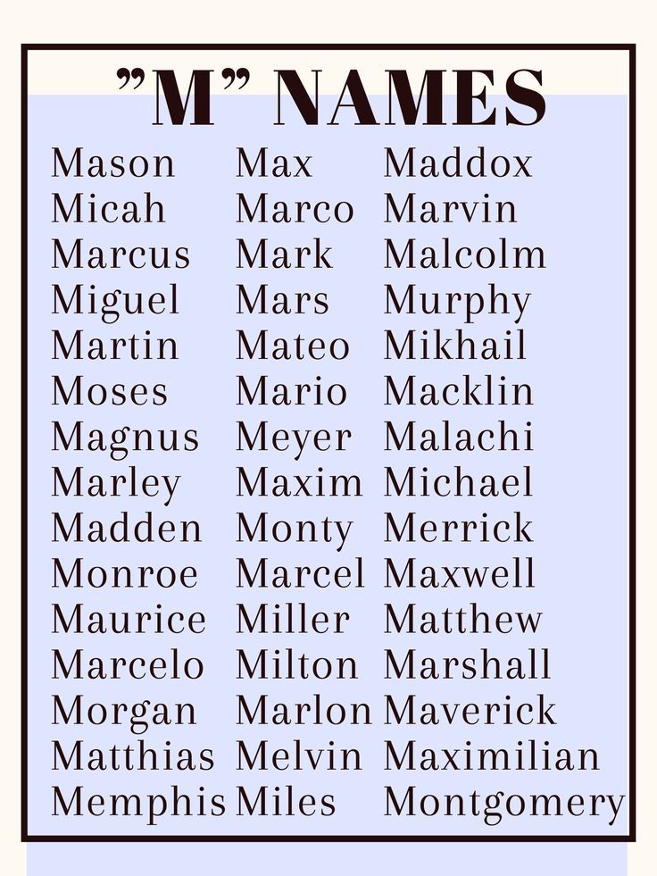 black-boy-names-that-start-with-m