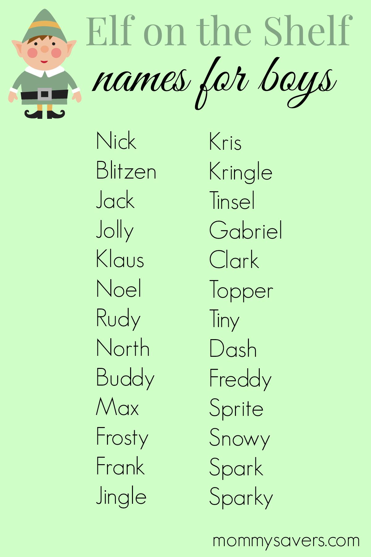 good-boy-elf-on-the-shelf-names