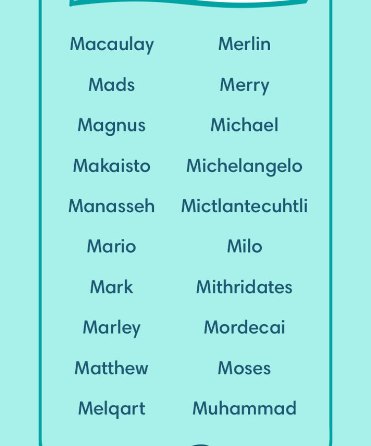 Boy Names that Start with Y in English