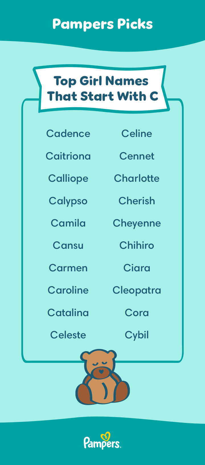 Cute Girl Names That Start With C