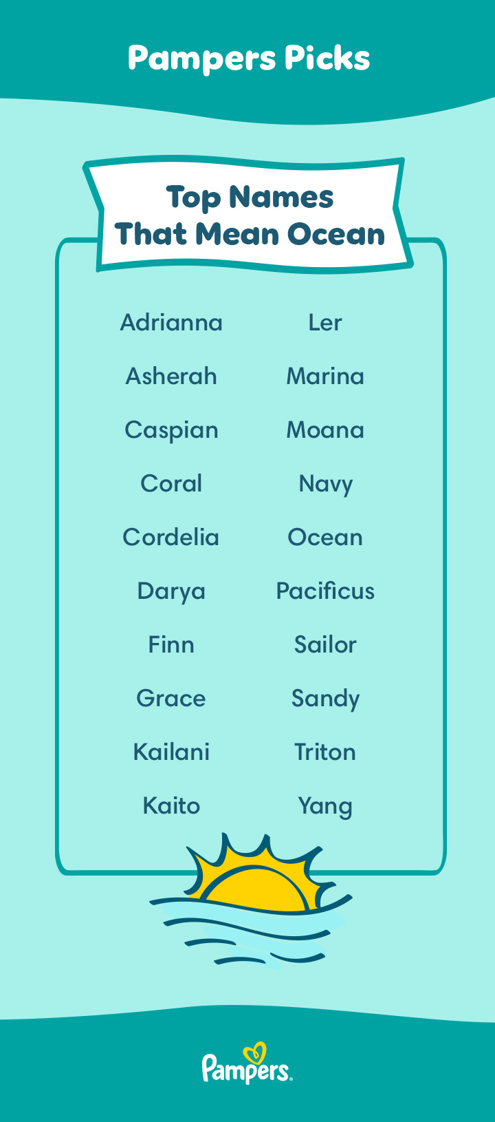 Girl Names That Mean Ocean or Water