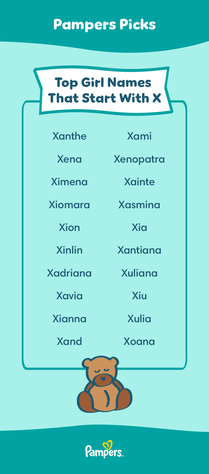 Girl Names That Start With A X