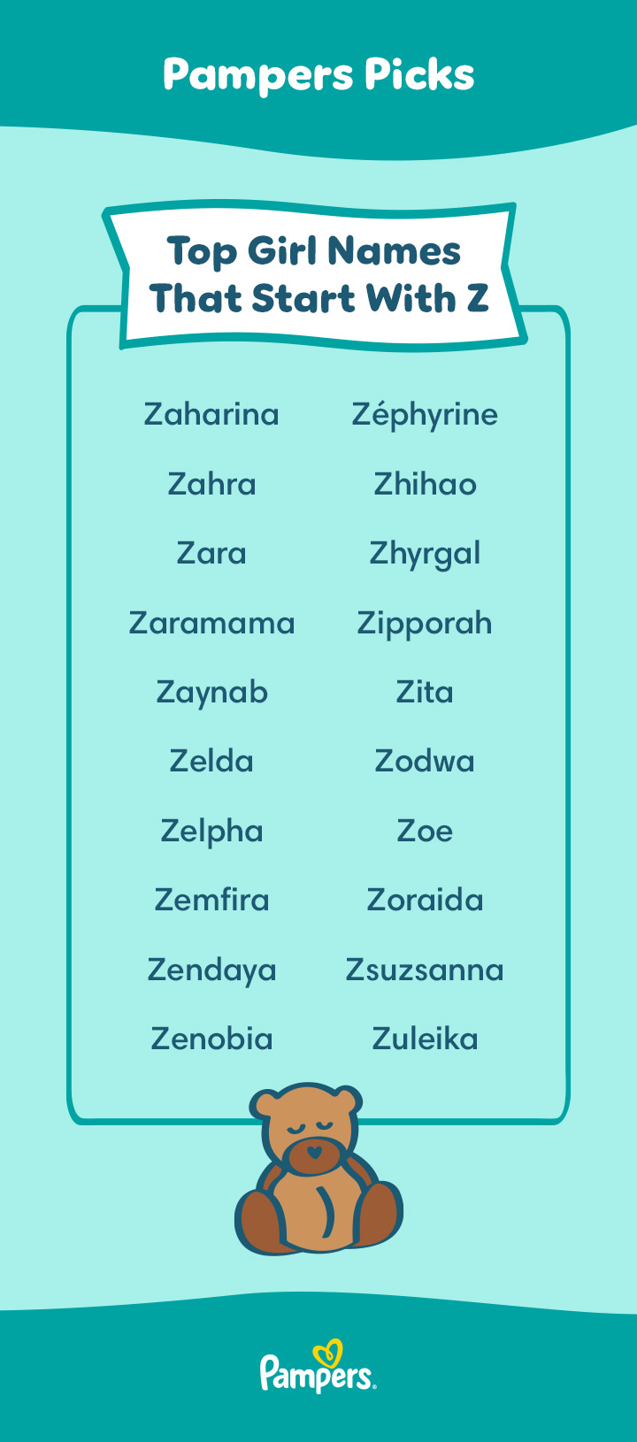 Girl Names That Start With Z Unique