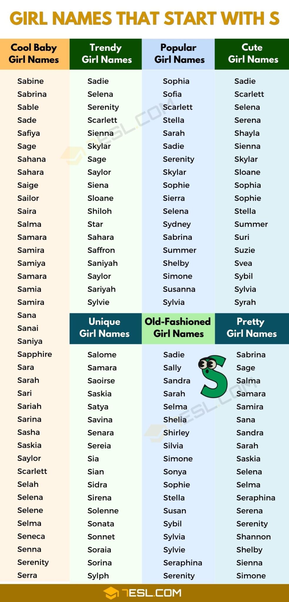 old-girl-names-that-start-with-s