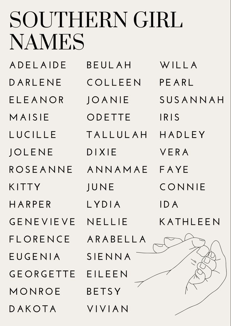 southern-girl-names-that-start-with-a