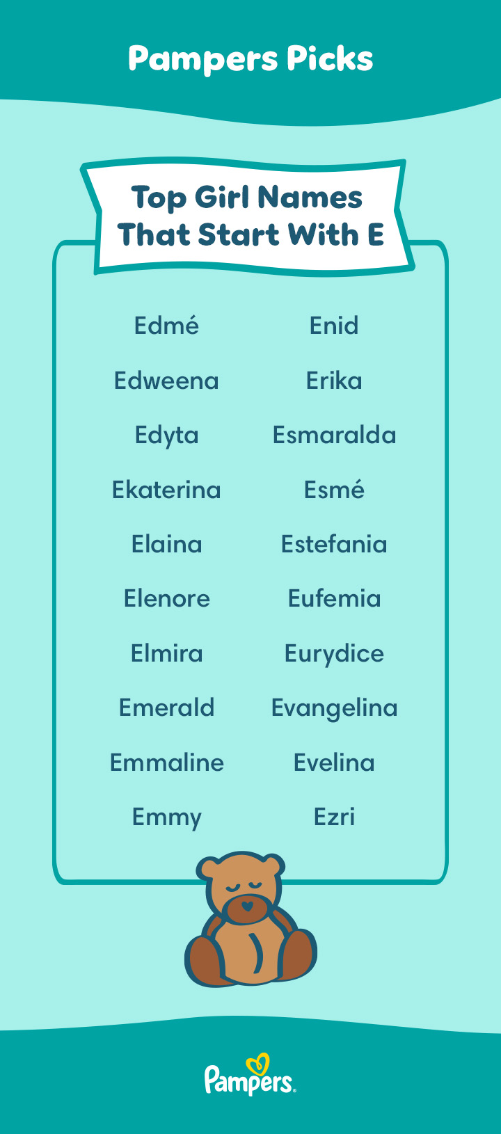 Unique Girl Names That Start With E