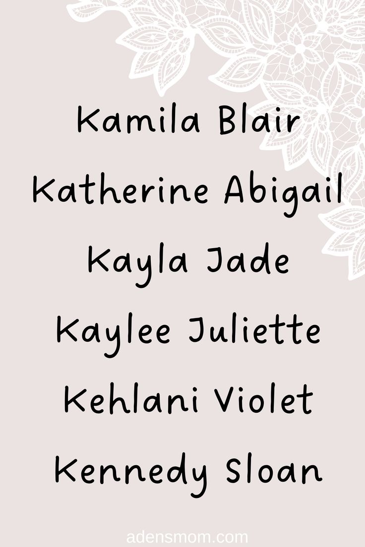 white-girl-names-that-start-with-k