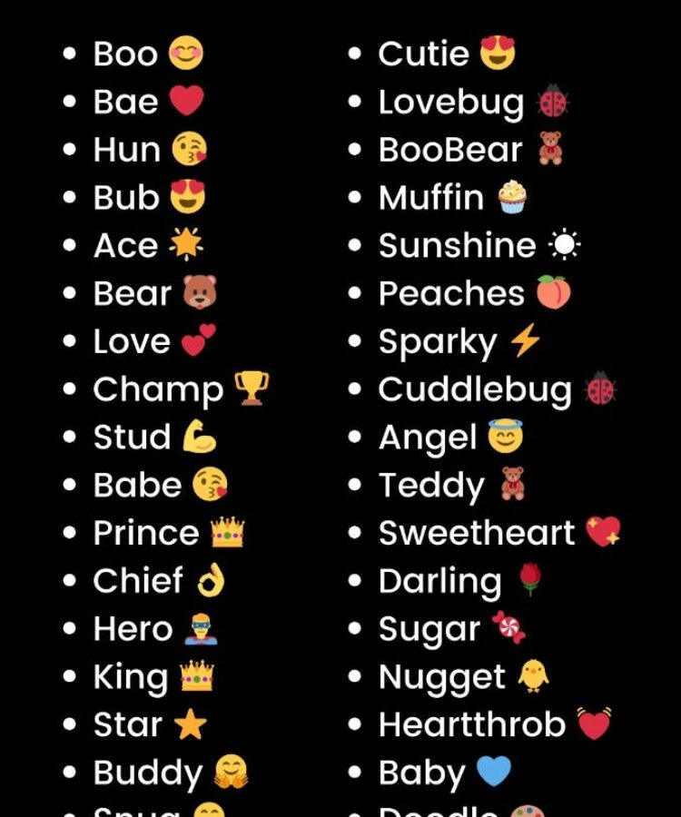 Crazy Pet Names for Boyfriend