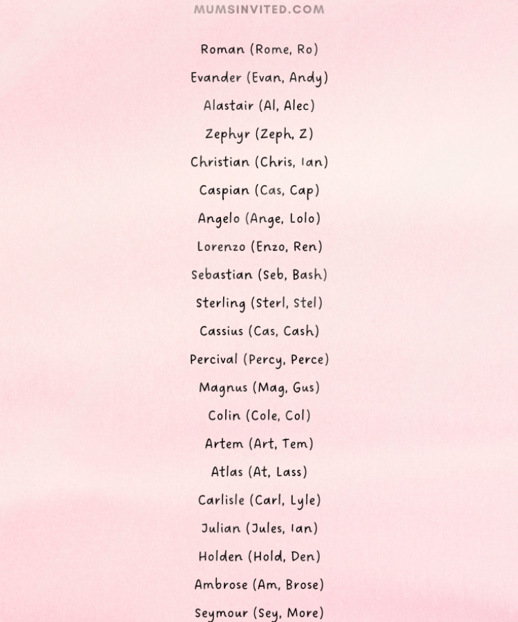 Common Pet Names for Boyfriend