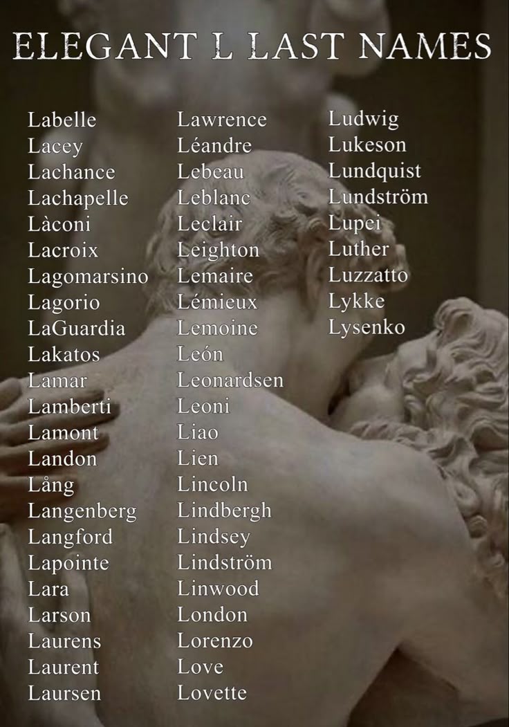 last-names-that-start-with-l