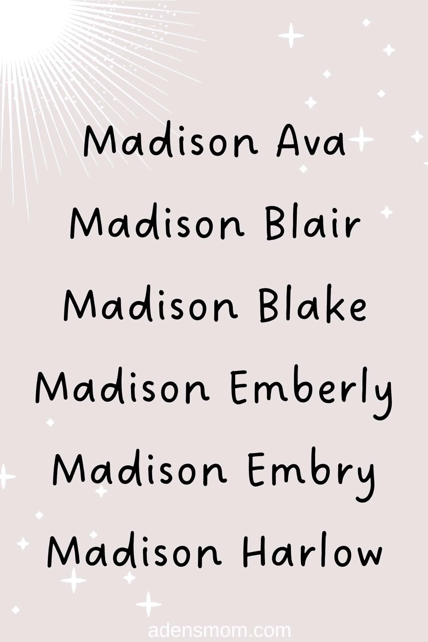 last-names-that-go-with-madison