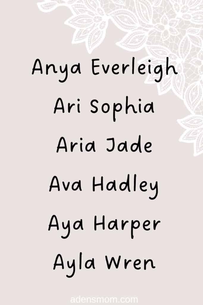 good-middle-name-for-aya