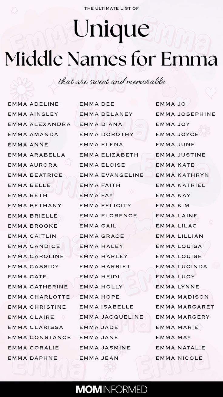 good-middle-name-for-emma