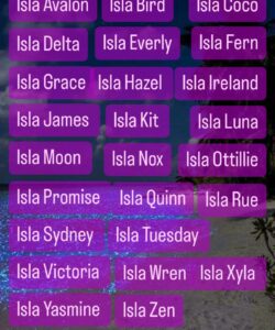 one-syllable-middle-name-for-isla