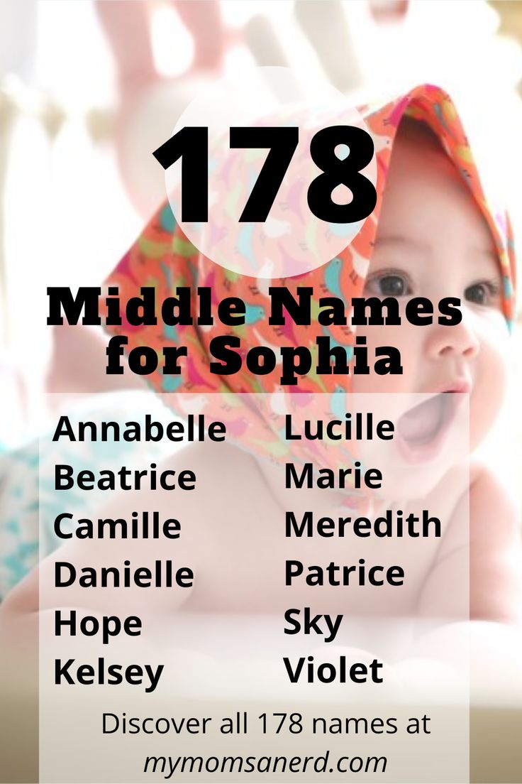 one-syllable-middle-name-for-sophia
