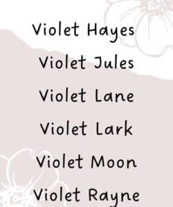 one-syllable-middle-name-for-violet