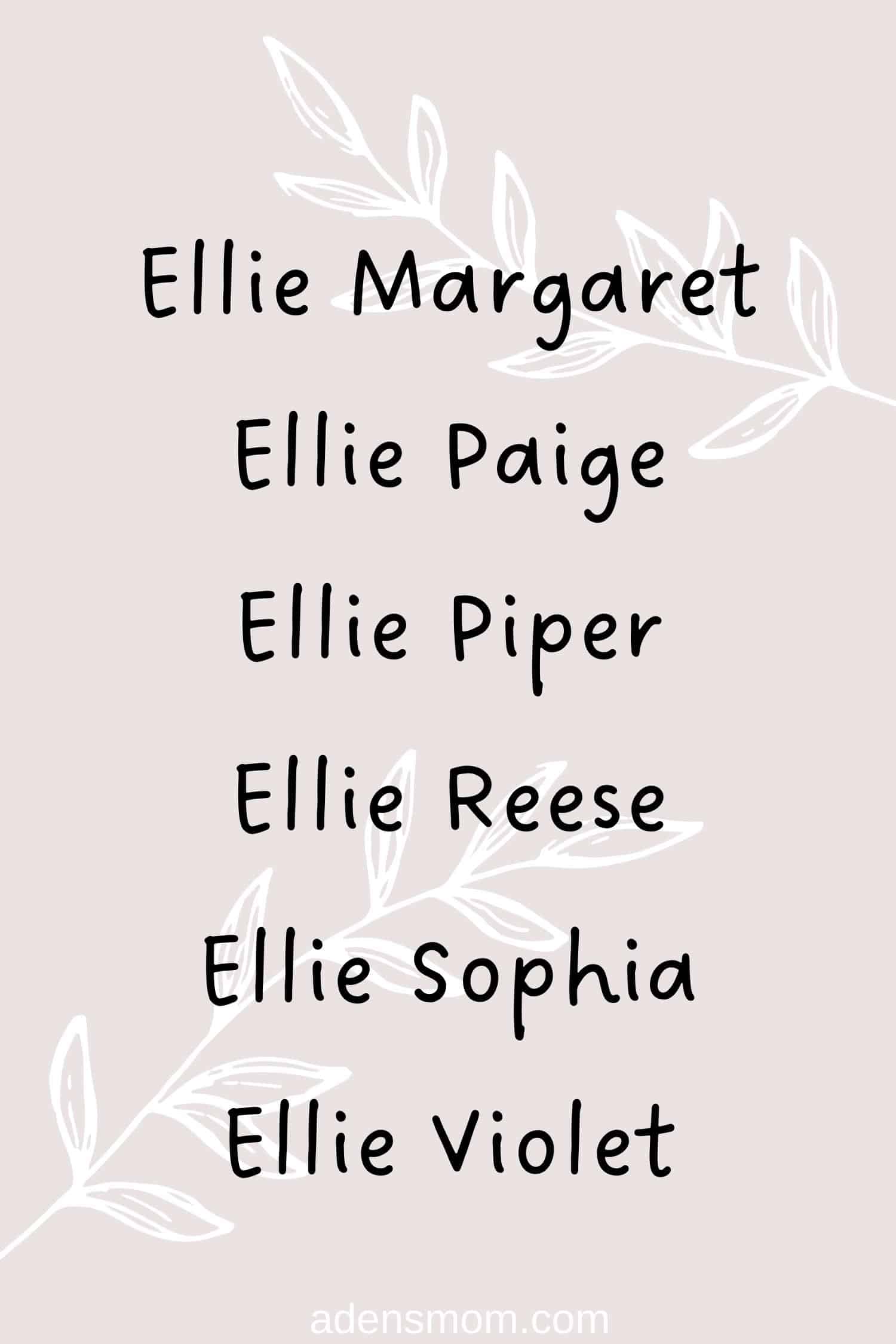 unique-middle-name-for-ellie